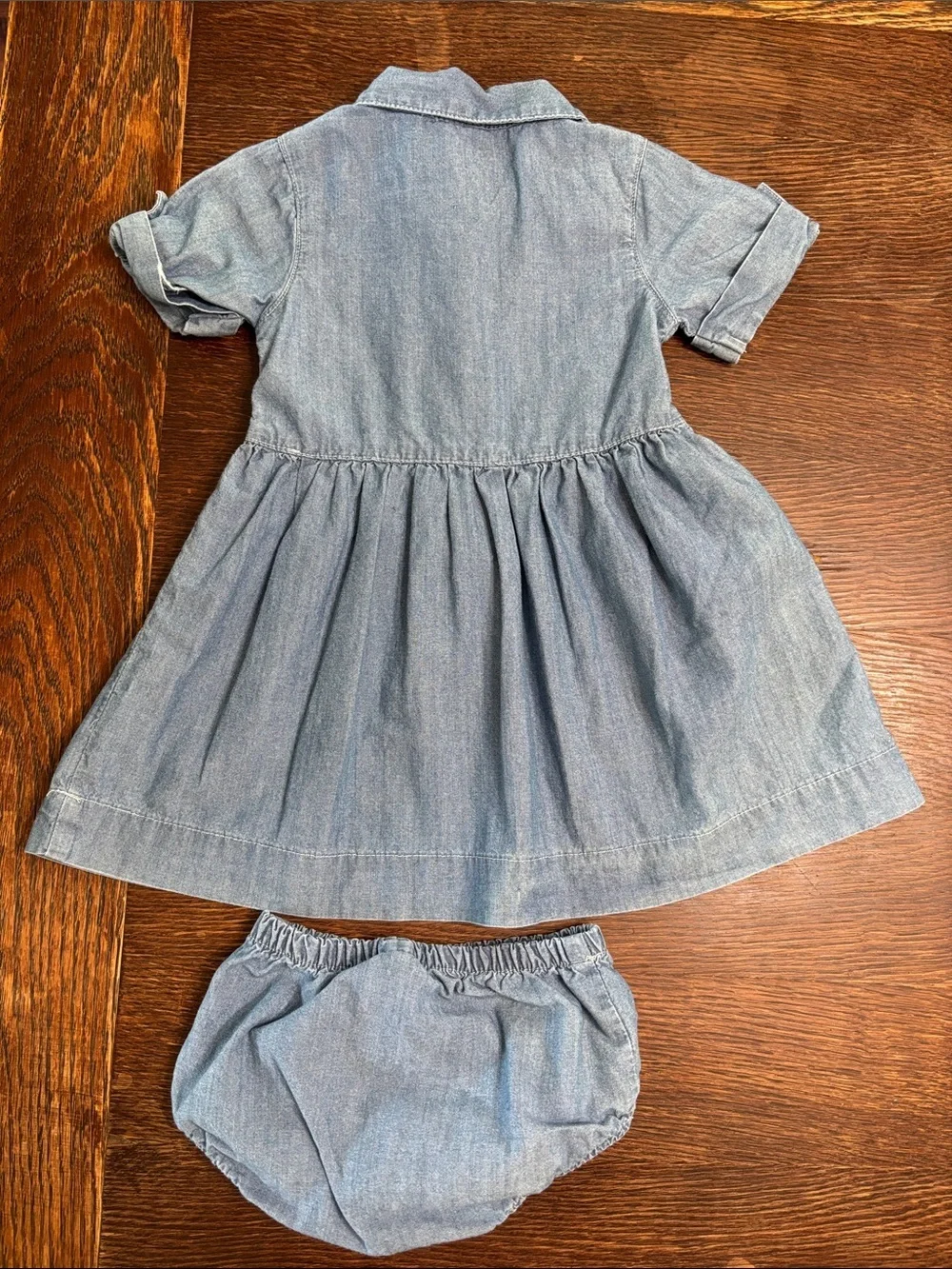 Carter's 5-Piece Set Floral & Denim Dresses Bloomers & Cardigan Baby Girl 24 mo